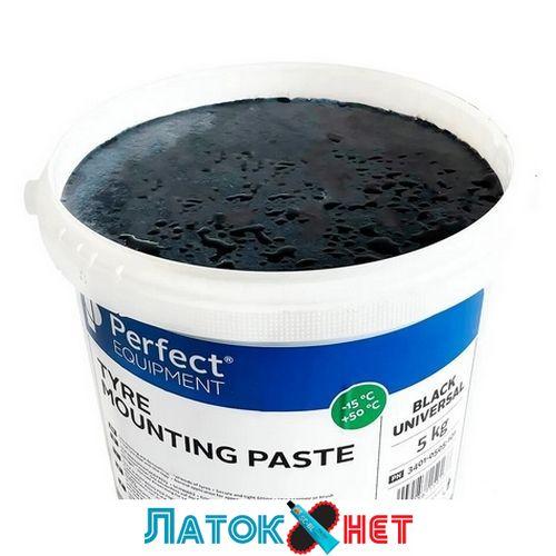 Монтажна паста 5 кг чорна тверда Black HARD 3401-0507-101 Perfect Німеччина