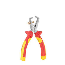 Плоскогубці для зачистки дроту ELECTRIC, 165 мм, 1кВ VDE, DIY-PL1014/6