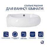 Раковина Qtap Leo 430x290x140 White QT11115011LWN, фото 4