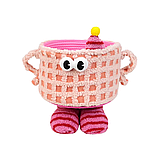 Кошик для іграшок плюшевий органайзер у дитячу кімнату м'який для речей та іграшок дитячий, рожевий, фото 4