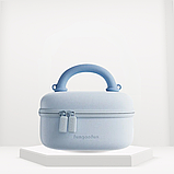 Сумка силіконова жіночий клатч на ремінці з ручкою водонепроникна сумочка Fungoofun, повсякденна, блакитна, фото 3