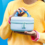 Сумка силіконова жіночий клатч на ремінці з ручкою водонепроникна сумочка Fungoofun, повсякденна, блакитна, фото 6