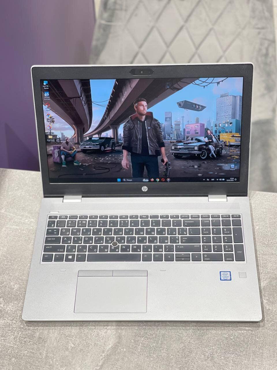 Б/в Ноутбук HP ProBook 650 G4 15.6" 1920x1080| Core i5-8250U| 16 GB RAM| 240 GB SSD| HD 620