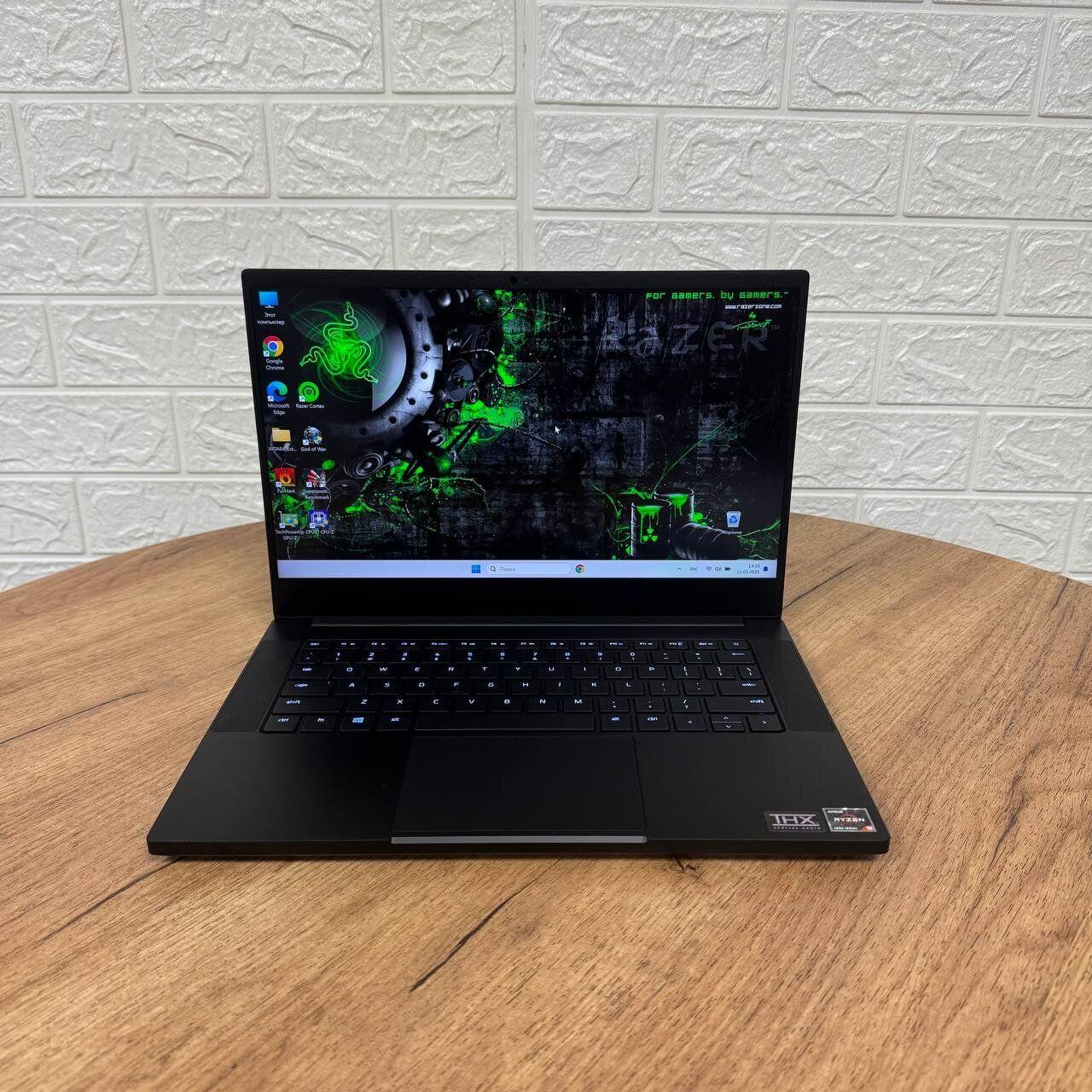 Б/в Ігровий ноутбук Б-клас Razer Blade 14 RZ09-0370 14" 2560x1440| Ryzen 9 5900HX| 16GB RAM| 512GB SSD NVMe| RTX 3070 8GB