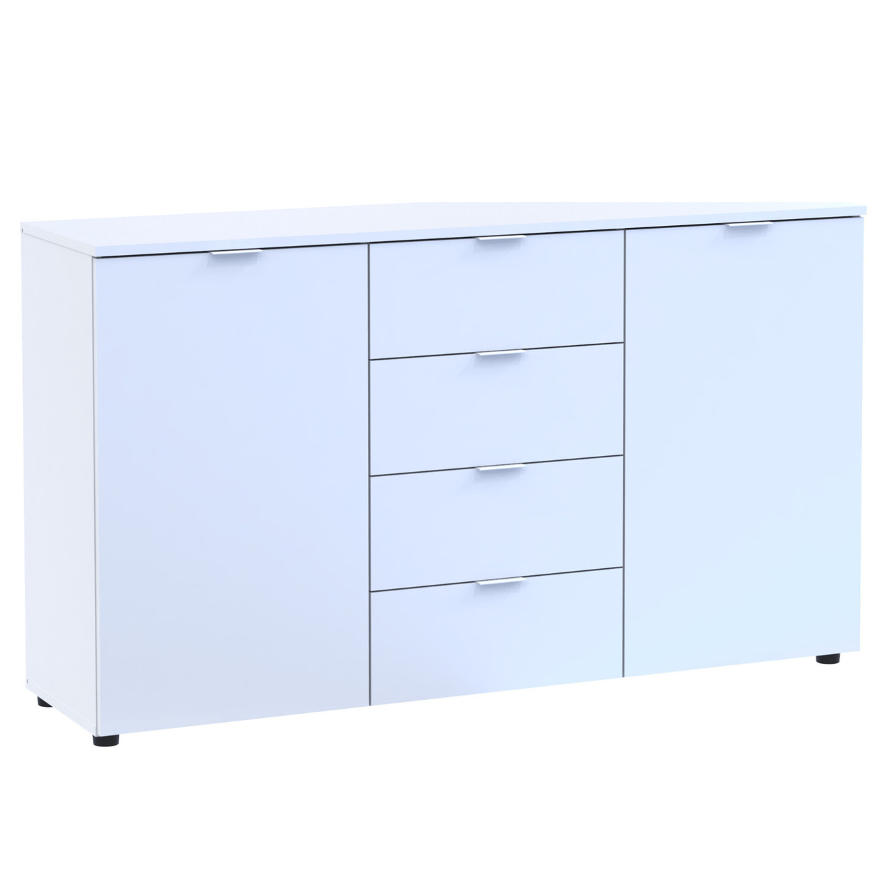 Комод у спальню Doros Рон 5 140х38х81 см Білий (DRS-011300)