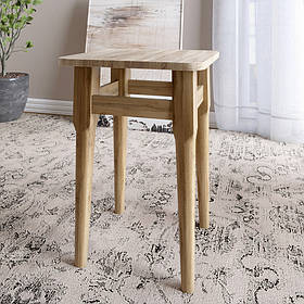 Табурет на кухню Маямі кромка ПВХ 0,45 мм Дуб Сонома (LION-041246)