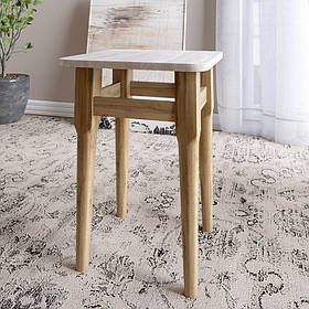 Табурет на кухню Маямі кромка ПВХ 0,45 мм Самоа димчастий (LION-041258)