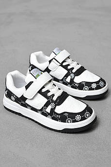 Кросівки дитячі чорно-білого кольору р.32 198734M