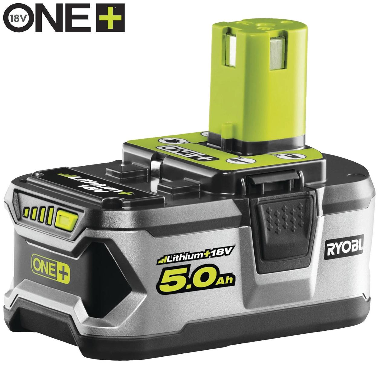 Акумулятор Ryobi ONE+ RB18L50 18В 5А·год 0.7кг