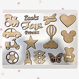 Дитячий стелаж для іграшок "Замок" на 3 ящика, фото 2