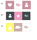 Стелаж для дитячих іграшок і книг на 9 клітинок (білий), фото 6