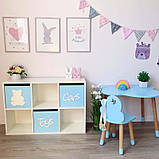 Стелаж в дитячу кімнату для іграшок на 6 осередків, 3 ящики, фото 7