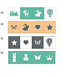 Стелаж для дитячих іграшок і книг на 9 клітинок (білий), фото 8