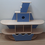 Дитяча ігрова стінка для іграшок Кораблик DS-329, фото 2