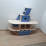 Дитяча ігрова стінка для іграшок Кораблик DS-329, фото 7