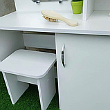 👑 Дитячий туалетний столик Мілаша з дзеркалом, фото 2