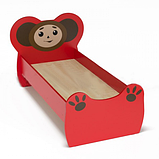 🛏️ Ліжко ясельне з бортиками «Чебурашка» DS-28 з малюнком 140 см, фото 6