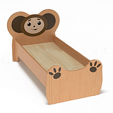 🛏️ Ліжко ясельне з бортиками «Чебурашка» DS-28 з малюнком 140 см, фото 7