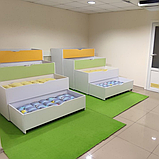 Ліжко 4-х ярусне c кришкою для дошкільних навчальних закладів DS-23, фото 6
