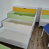 Ліжко 4-х ярусне c кришкою для дошкільних навчальних закладів DS-23, фото 7