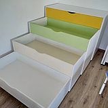 Ліжко 4-х ярусне c кришкою для дошкільних навчальних закладів DS-23, фото 8