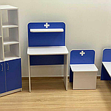 Ігрові меблі Лікарня, комплект шафа, диван, стілець Design Service (859), фото 5