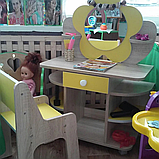 Набір Ромашка - дитяче трюмо зі стільцем DS-015, фото 5