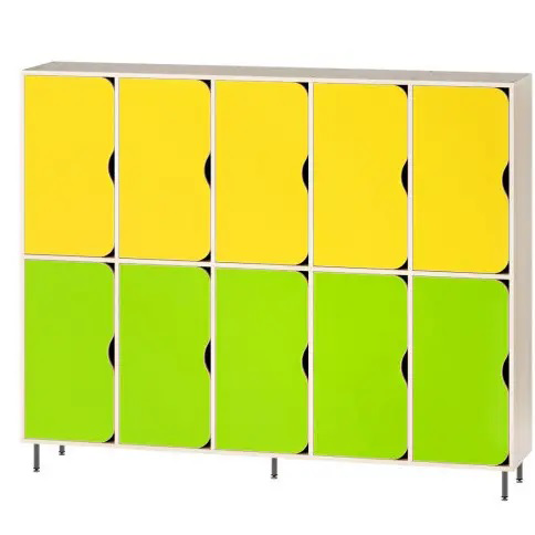 Шафа для одягу 10-секційна на металевих регульованих опорах CNC Mebli Corporation, фото 1