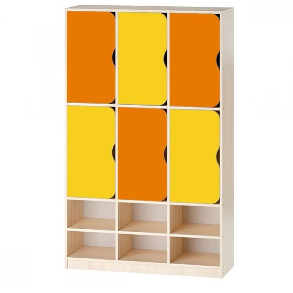 Шафа для одягу 6-секційна із полицями для взуття CNC Mebli Corporation DS-1141, фото 1