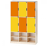 Шафа для одягу 6-секційна із полицями для взуття CNC Mebli Corporation DS-1141, фото 2