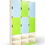 Шафа для одягу 6-секційна із полицями для взуття CNC Mebli Corporation DS-1141, фото 3