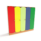 Шафа для дитячого одягу 5-ти секційний в садок., фото 5