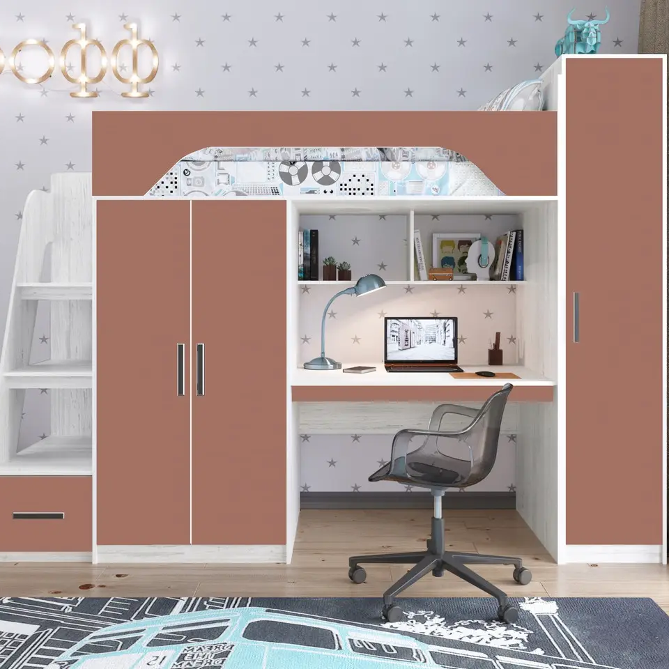 Ліжко горище Тея з шафою DS-Teya, фото 1