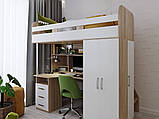 Ліжко-горище з шафою з робочою зоною Аракс DS-Araks 3, фото 10
