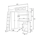 Ліжко горище Астра 7 DS-7 7, фото 4