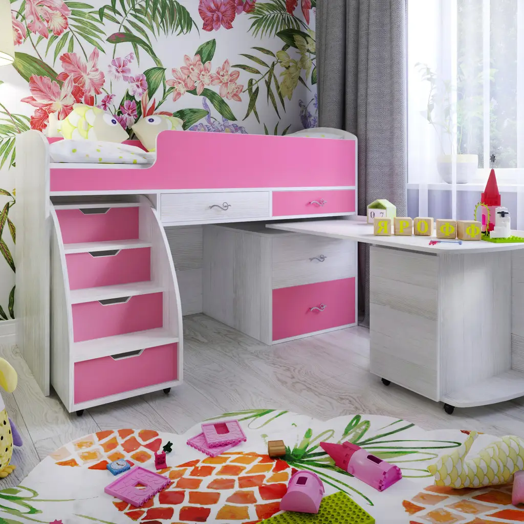 Ліжко дитяче горище Малюк ST-212, фото 1