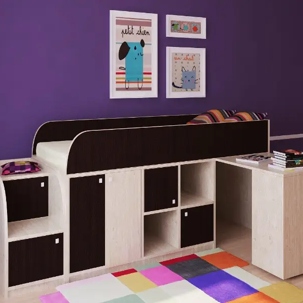 Ліжко горище «Астра» міні DS-Astra mini 2, фото 1