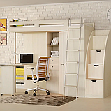 Ліжко-горище М85 з сходами-комодом DS-М85, фото 2