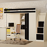 Ліжко-горище М85 з сходами-комодом DS-М85, фото 4