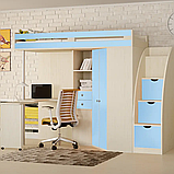 Ліжко-горище М85 з сходами-комодом DS-М85, фото 5
