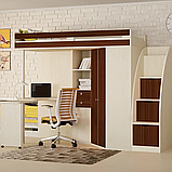 Ліжко-горище М85 з сходами-комодом DS-М85, фото 6