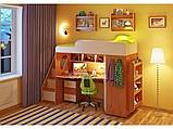 Ліжко горище Легенда 4.3 з полицями Design Service DS-4.3, фото 8