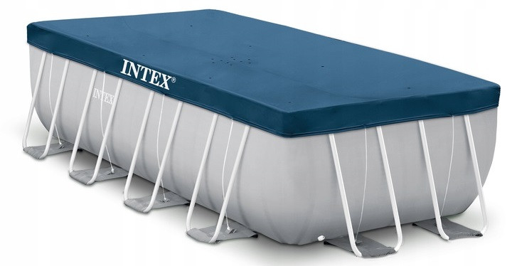 Накриття для каркасного басейну Intex 28037 400 x 200 см, фото 1