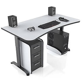 Геймерський стіл CNC MEBLI ARENA с електроприводом GTS 15 BR(120 см) Белий