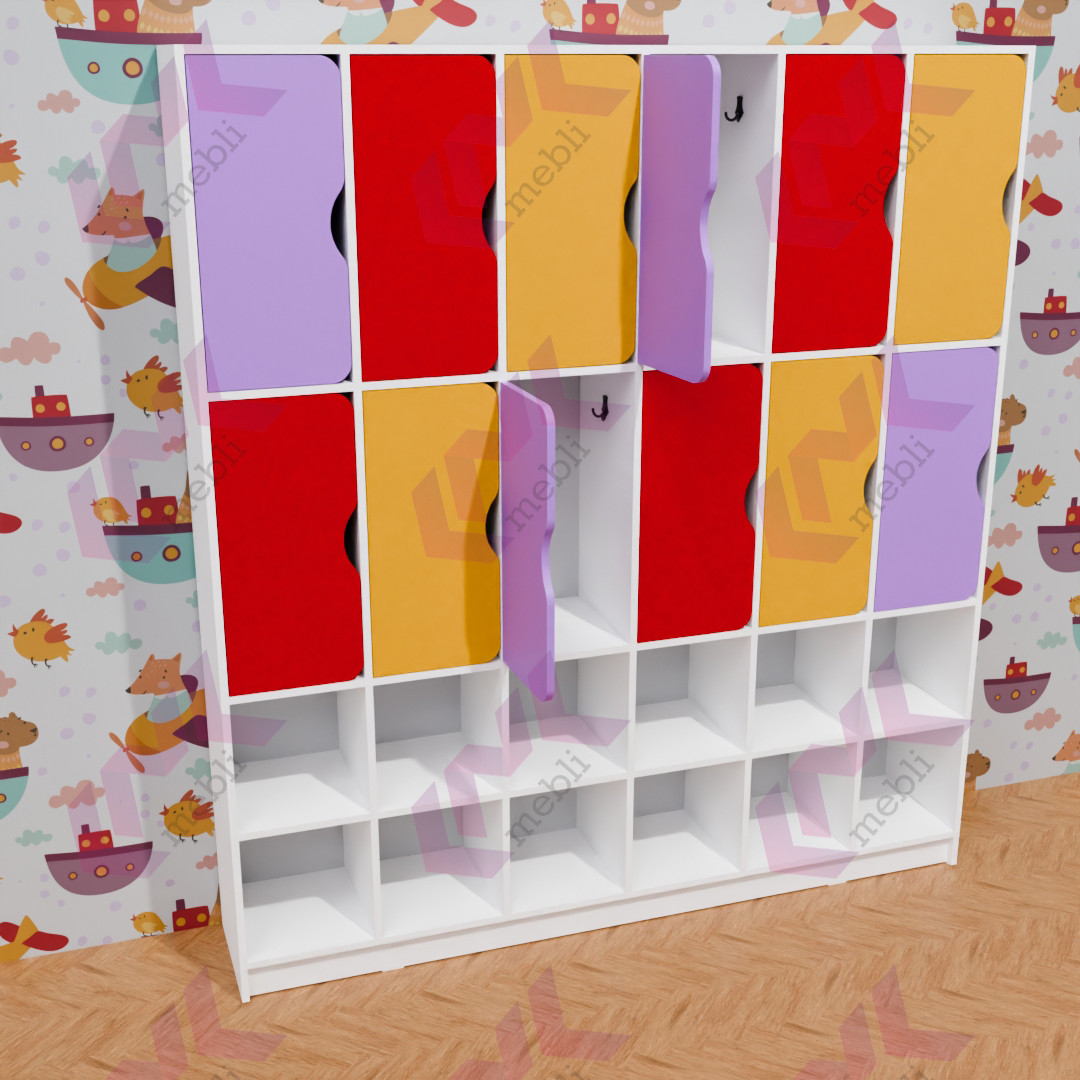 Шафа для одягу 12-секційна із полицями для взуття CNC Mebli Corporation DS-1145, фото 1