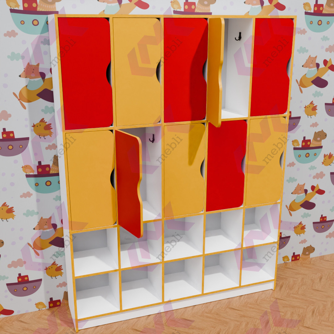 Шафа для одягу 10-секційна із полицями для взуття CNC Mebli Corporation DS-1142, фото 1