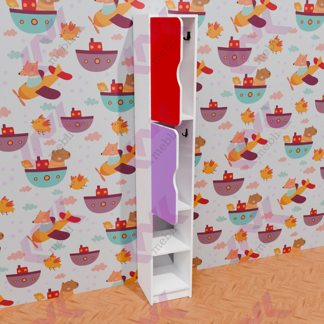 Шафа для одягу 2-секційна із полицями для взуття CNC Mebli Corporation DS-1141, фото 1