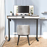 Геймерський стіл DENVER TOWER (колір ЧОРНИЙ 0076/БIЛА АЛЯСКА 0440), фото 5