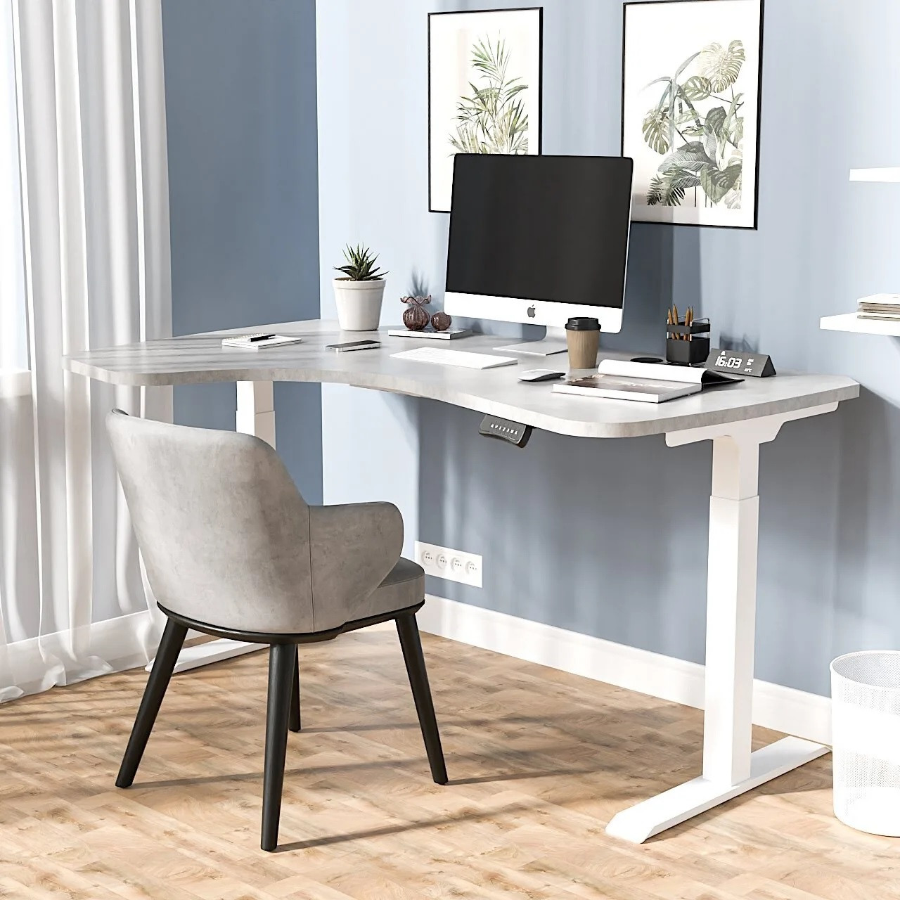 Геймерський стіл PARUS TOWER(колір ІНДАСТРІАЛ 0489), фото 1