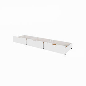 Ящики висувні 3 штуки для ліжка Еверест Комфорт 3 61х55х21 см Німфея Альба (DTM-5734)